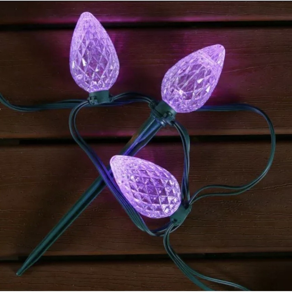 GE Color Effects‎ 8-Marker Color Changing Christmas Light Bulb Pathway Markers - Picture 5 of 7